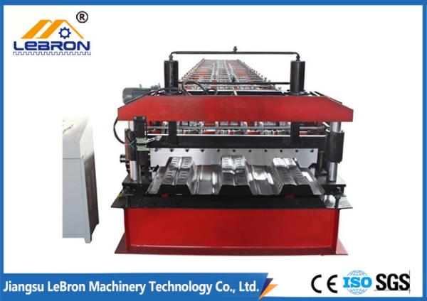 Red color CNC Control Floor Deck Roll Forming Machine made in China long time service