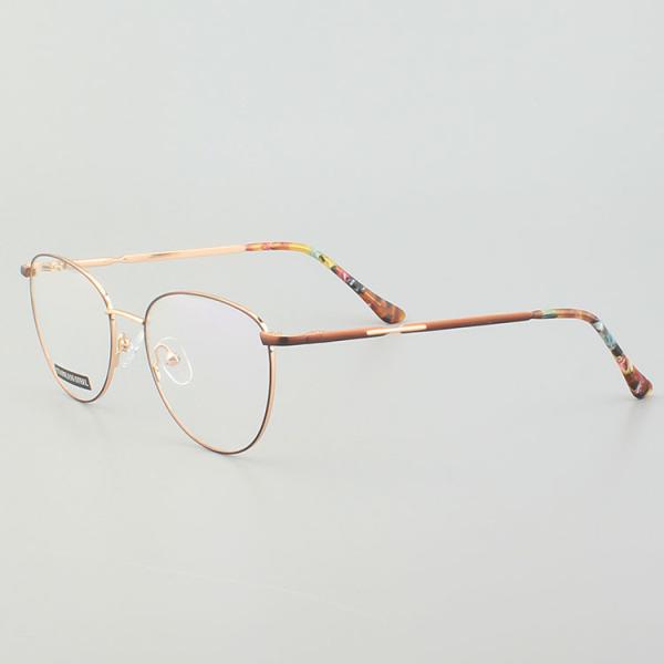 Women Blue Light Glasses Cat Eye Metal Optical Frame