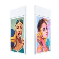 LCD transparente interactivo de cristal endurecido que hace publicidad de los pixeles de la exhibición 1920*1080