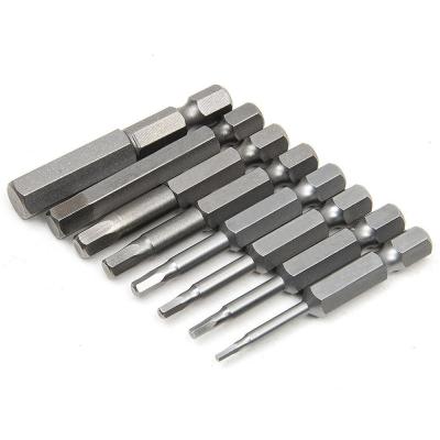 H1.5-H8 Hexagon Screwdriver Bits Steel Material Multipurpose