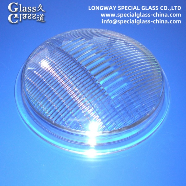Durable Molded Borosilicate Light Cover For Underwater Lamp