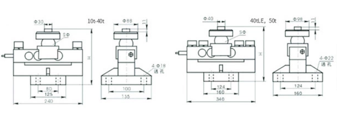 Digital Heavy Duty Load Cell 10T - 50T C3 Class Truck Scale Weighing Load Cell