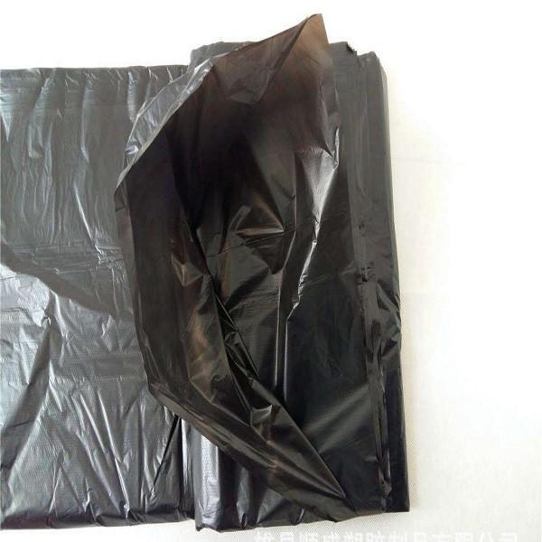 Sacos de lixo inferiores pretos dos Polybags da veste do selo do Hdpe no rolo 90*120 Cm 50mic