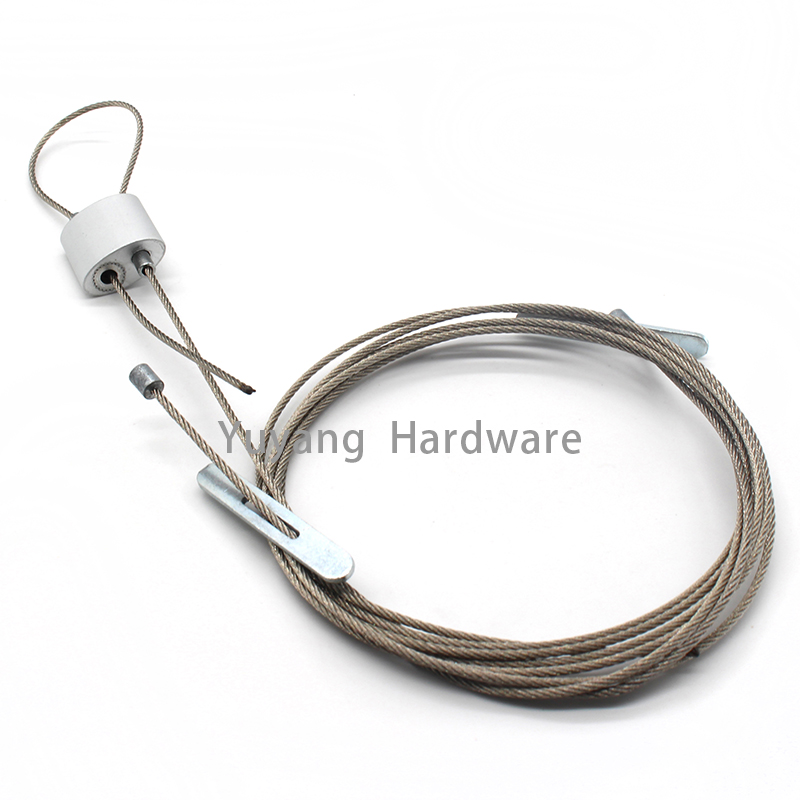 YUYANG Copper Wire Rope Clip Hanging Kit for Linear Lights-High Strength