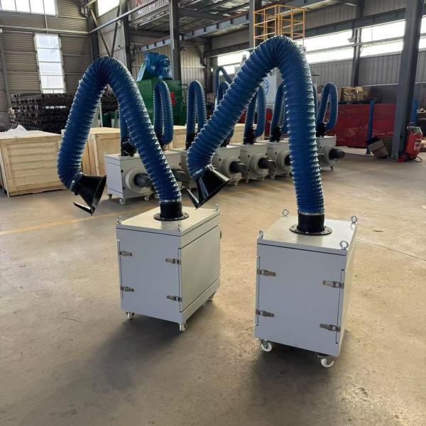 産業用ポータブル集塵機 1.5 / 2.2 / 3kw モバイル溶接ヒューム排煙機