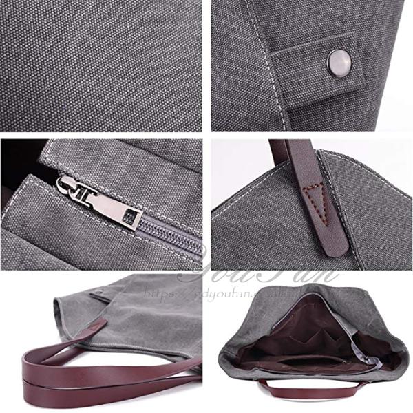 Weekend Shopping Bag Work Bag Canvas Shoulder Bag
