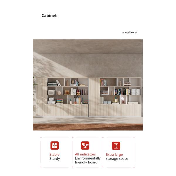 Современная офисная мебель Современные деревянные офисные шкафы с хранилищем