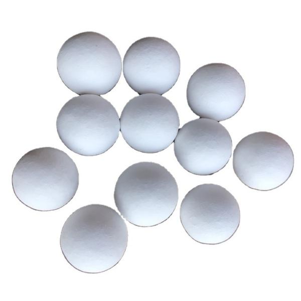 High Density Grinding Alumina Ball 5mm with Al2O3 Content 65%-95% in Light Yellow