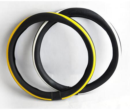 PU steering wheel cover hand made car cover hot sale good quality