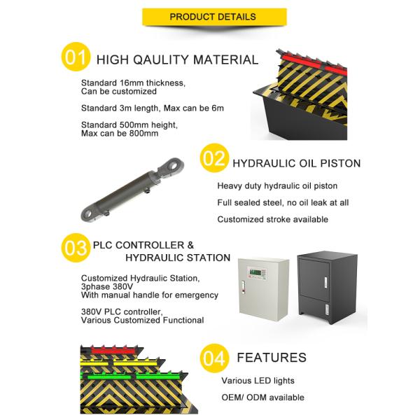 Dresseur se levant de route d'entraînement de pression hydraulique