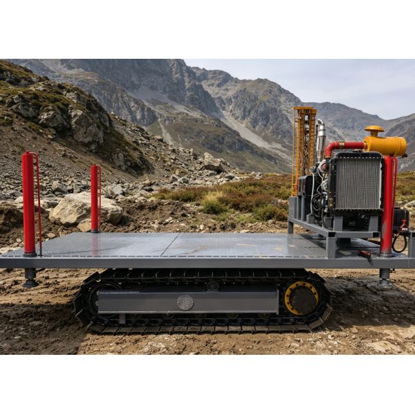 Durable Hydraulic Driven Steel Track Undercarriage 30° Gradeability Easy Maintenance Long Service Life