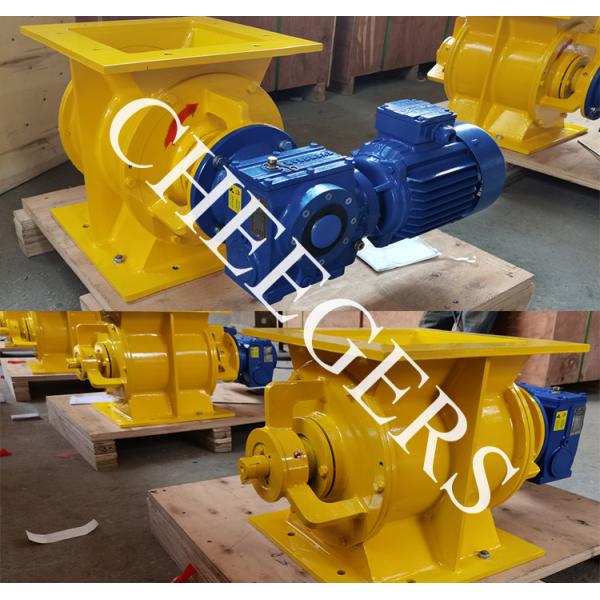 Carrot Pomace Sanitary Rotary Valve 500x500mm SKF Bearing