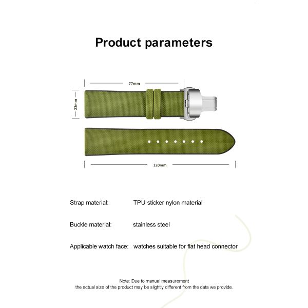 Soft TPU Nylon Sports Smartwatch Strap · Customizable Size And Logo