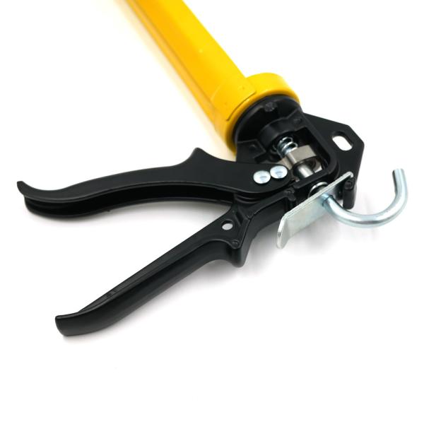 Cradle Steel Skeleton Frame Sealant Caulking Gun Drip-Less 400ml Rotating