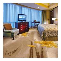 Le colorant imprimé par tapis de chambre à coucher de jaune de tapis de laine conçoivent en fonction du client