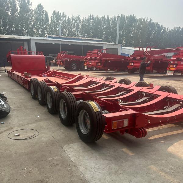 Flatbed Semi-Trailer for Tower Transport 40T Max Payload 13T 14T 16T 18T Axle