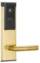 Unibody Design Hotel Electronic Door Locks / Golden Hotel Card Reader Locks