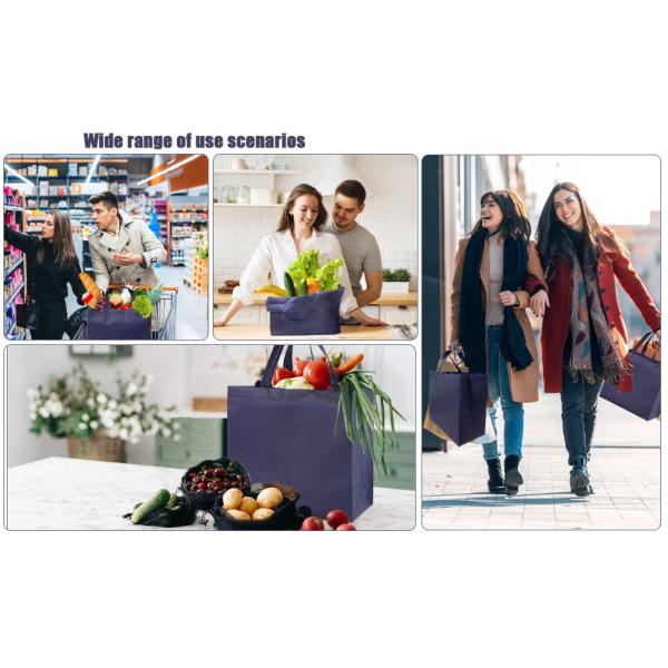 Custom Printing Non Woven Shopping Bag Hot Sale Eco Friendly Reusable Non Woven Tote Bag Wholesale Non-Woven Grocery Carry Bag