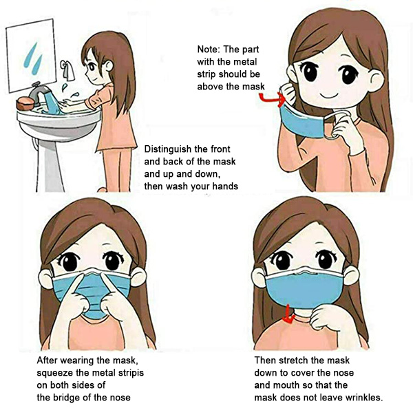 Fiberglass Free Disposable Dust Mask , Disposable Nose Mask Non Woven Material