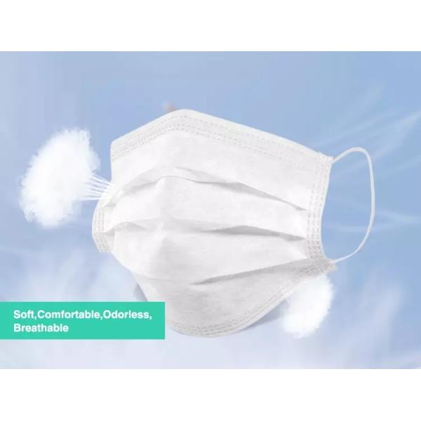 Surgical Medical Mouth Mask 3ply With Earloop Dust Protection Skin Friendly