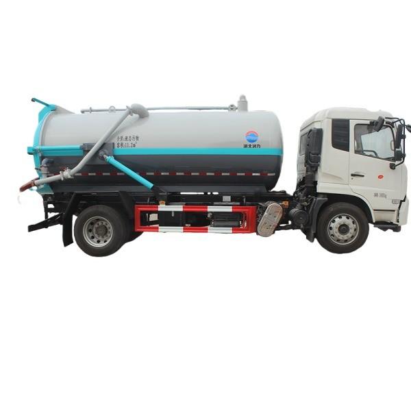 DFAC Dongfeng Vacuum Sewer Suction Truck EURO 5 Septic Waste Trucks 150 - 250hp