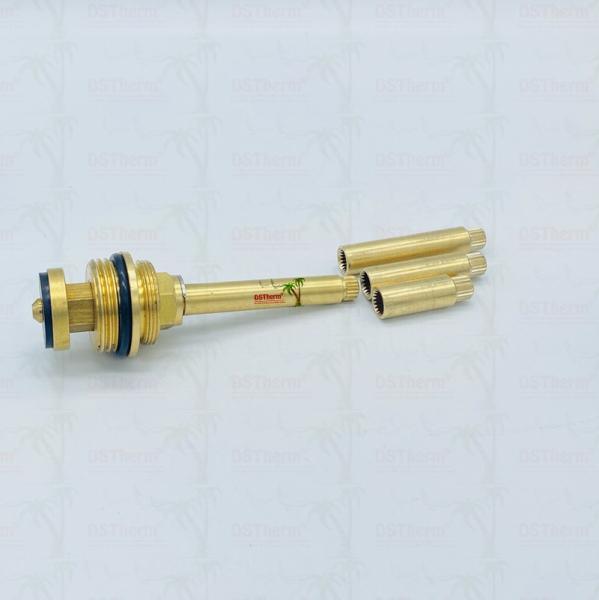 Chrome Plated Valve Cartridge With Extension Sleeve 1/2 - 1 Customized Size