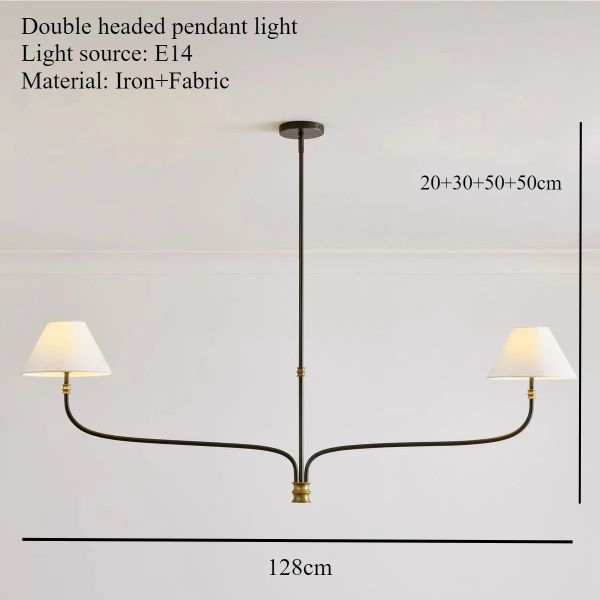 Retro Balcony Rural Bedroom Bedside Study Fabric Lampshade Collins Wall Light(WH-OR-261)