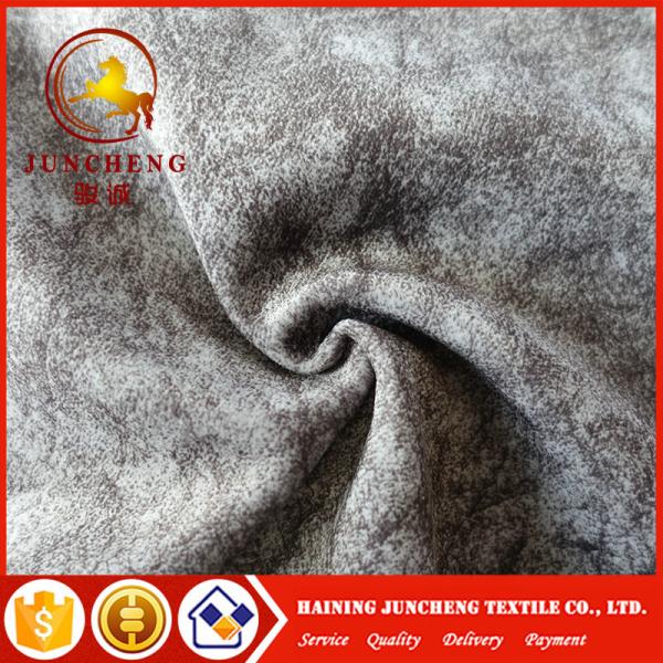 Polyester suede sofa fabric gilding velvet combined fleece Home textile sofa fabric