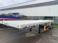 CIMC 40/45ft en acier à 4 essieux remorques à plat extensibles pour conteneurs de chargement surdimensionnés