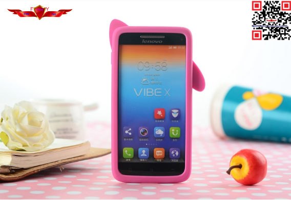 Hot Selling 100% Brand New Rabbit Cartoon Silicone Cover Case For Lenovo S960 Multi Color