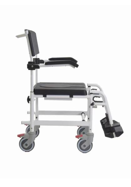 Stainless Commode Chair With Wheels OEM Portable Toilet For Elderly