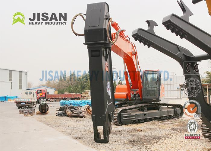 Hydraulic Eagle Shear Building And Steel Structure Demolition Excavator Attachment