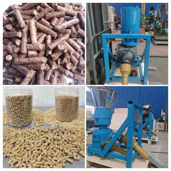 лепешка рыб мельницы лепешки 100-800kg/H PTO делая биомассу топлива соломы опилк машины