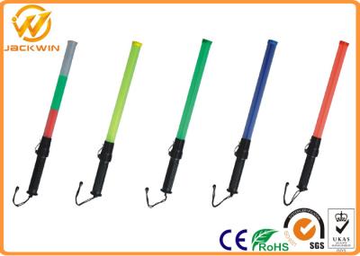 Portable LED Traffic Baton , ABS Handle Rechargeable Flashlight Traffic Wands