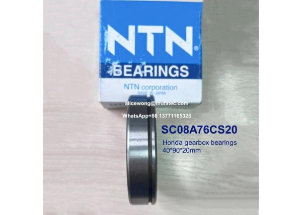 SC08A76CS20 SC08A76 Honda rolamentos de transmissão de peças rolamentos de esferas de ranhuras profundas não-padrão 40*90*20mm
