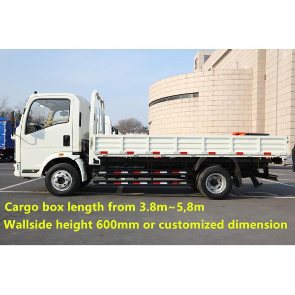 Euro 3 Light Duty Commercial Trucks 4x2 Light Cargo Truck Exhaust Brake