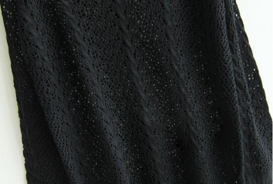 Crochet,pullover Hollow Out Golden Thread women sweater Knitted Loose Sweaters warm pullovers