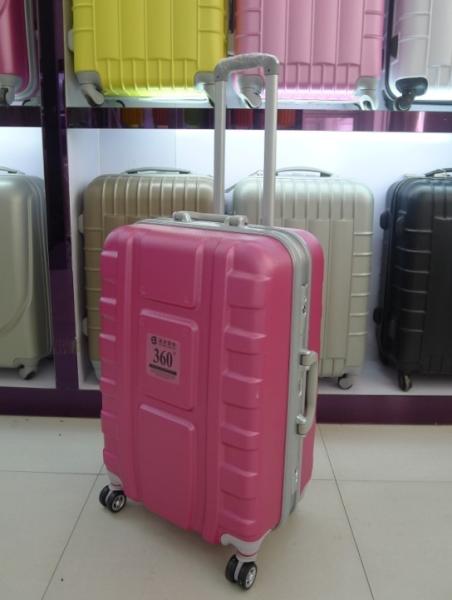 latest new type abs luggage sets with aluminum frame super light weight