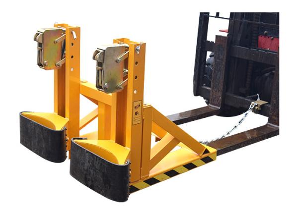 DG1200C Fork mounted grip Grab attachments double drums Single Eager-Grip Capacity 600Kg X2