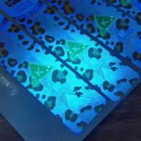 Étiquette holographique personnalisée