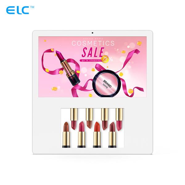 13.3 + 8 Inch Wall Mounted Android Elevator Advertising Display Dual Screen With POE