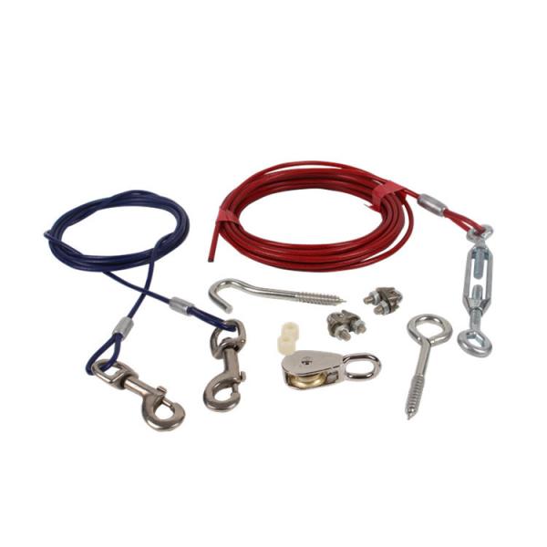 Cable à roulettes pour chiens pour chiens de plus de 250 kg