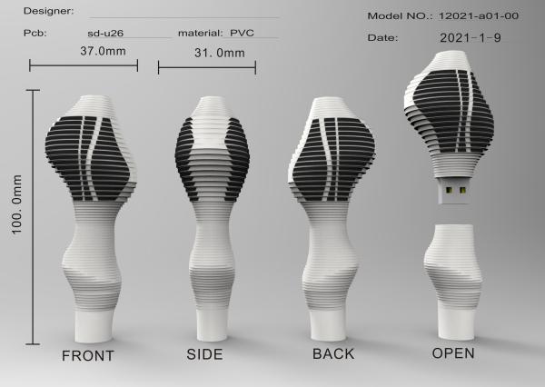 Make Design By Free PVC USB Shape Follow Customer Design Make Very Fast