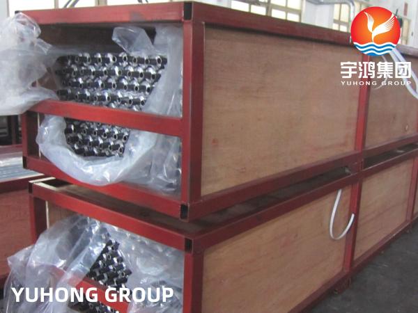 Tubo de ASME SA179 AL Finned Tube Extruded Finned para o tubo do permutador de calor
