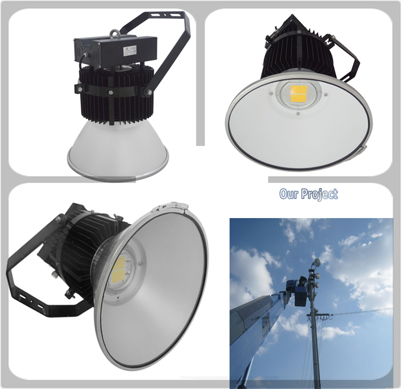 CUL DLC 500W 600W LED High Mast Light Narrow Beam Angle For Gym / Stadium