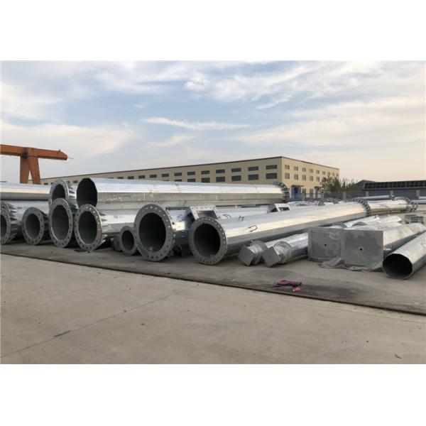 Power Transmission Line Electric Steel Tubular Pole Galvanized Steel Pole