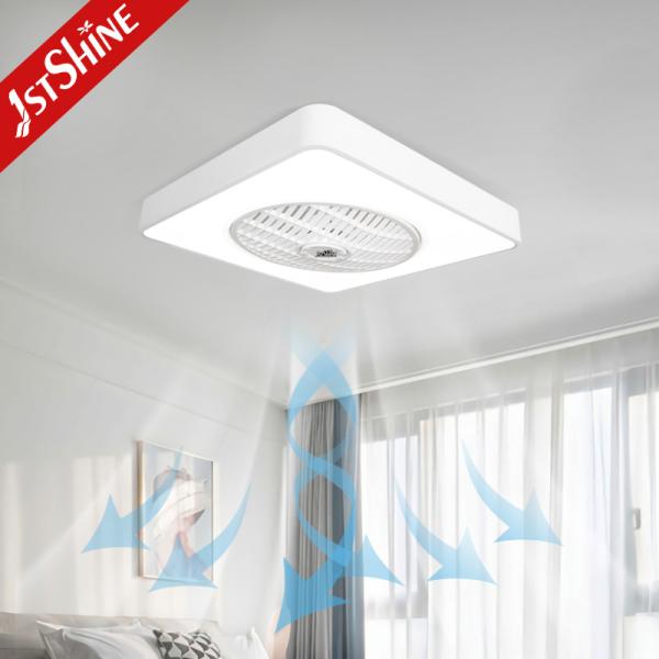 20 polegadas Mini Dimmable Led Ventilador de Tecto 7 PC As lâminas brancas acabado para uso interno