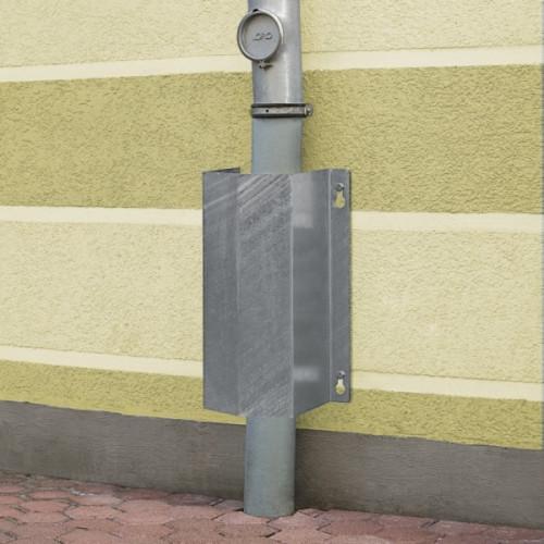 Wall Mounted Galvanised Pipe/Cable Protector - 300 x 292 x 230mm From China Metal Fabrication Factory