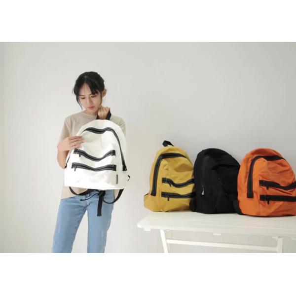 Wholesale Leisure Vintage Teenagers Canvas Sports Backpacks For Student , Lightweight High School Laptop Canvas Rucksack