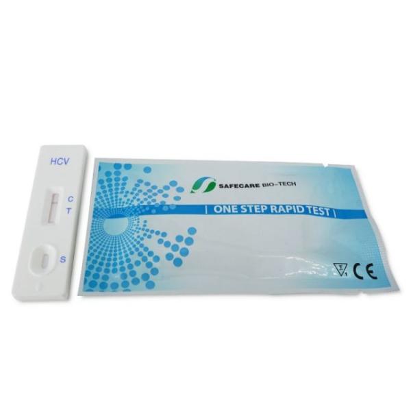 Kit de teste rápido para vírus da hepatite C Hcv dispositivo cassete 40 testes/kit